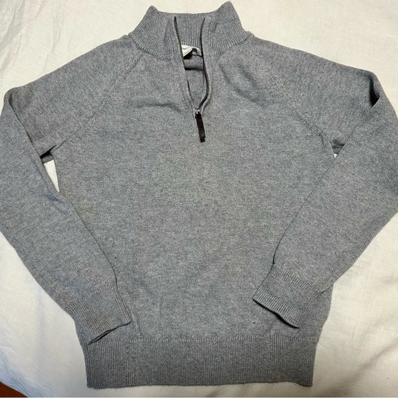 JCrew BOYS Cashmere/Cotton Half-zips, size Medium - Picture 3 of 3